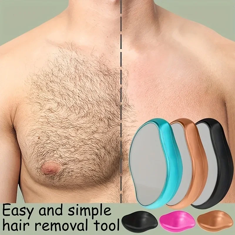 Crystal Hair Removal Eraser - Painless, Reusable & Easy-to-Clean Depilation Tool