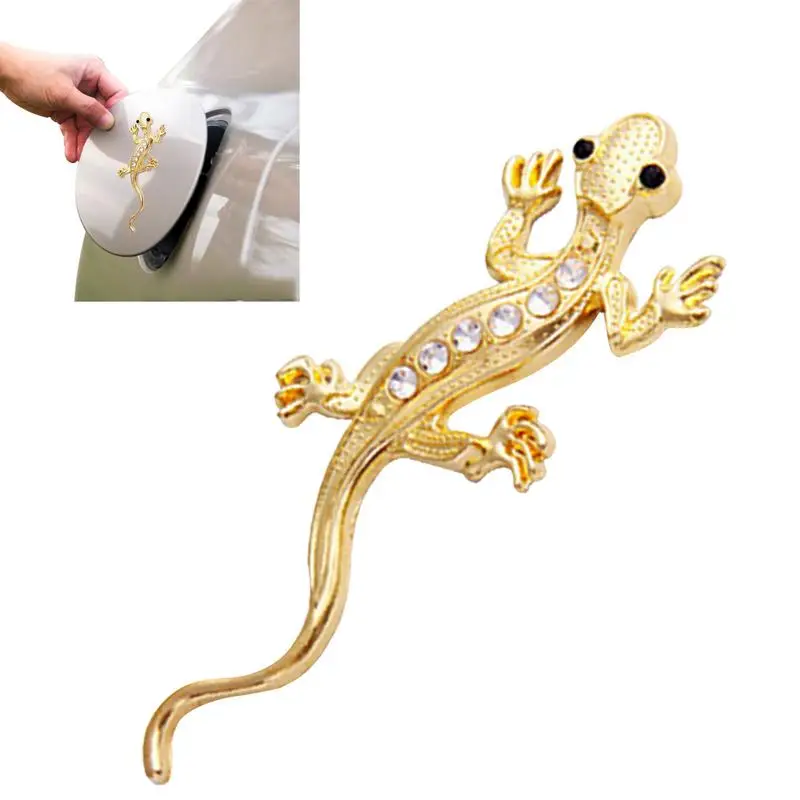 

Автомобильная наклейка Gecko, блестящая металлическая наклейка для автомобиля с фотографией, прочные автомобильные наклейки для автомобилей, мотоциклов, грузовиков