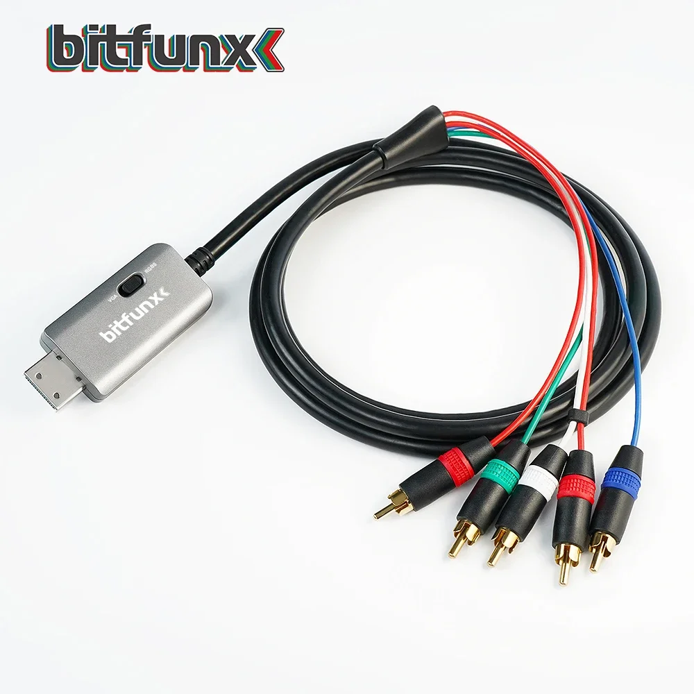 Bitfunx-rgbs vga-コンポーネントビデオオーディオケーブル