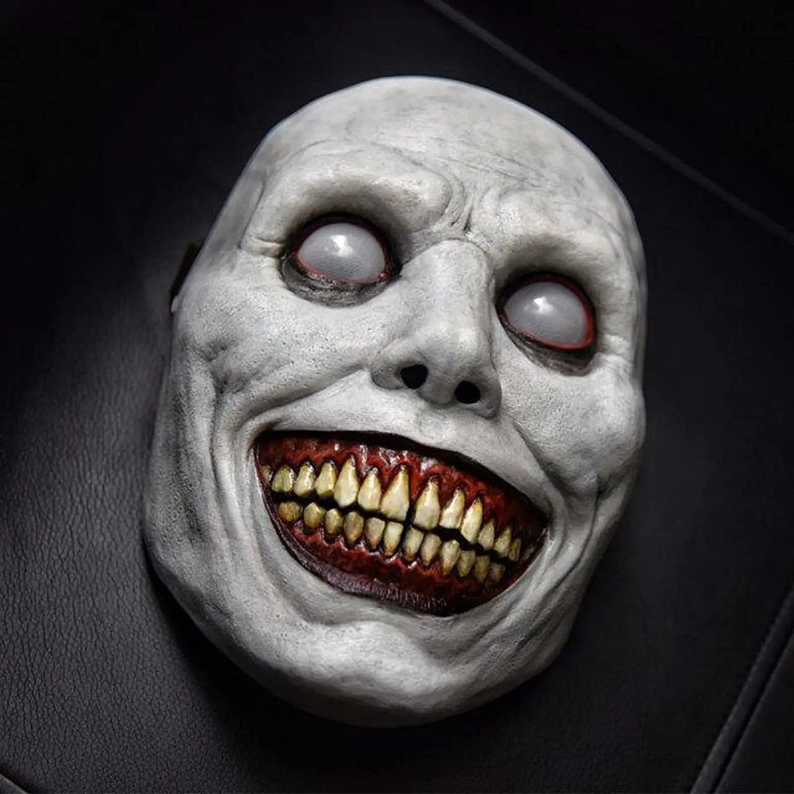 

Creepy Halloween Latex Mask Smiling Demons Horror Face Masks The Evil Cosplay Props Party Masquerade Clothing Accessor