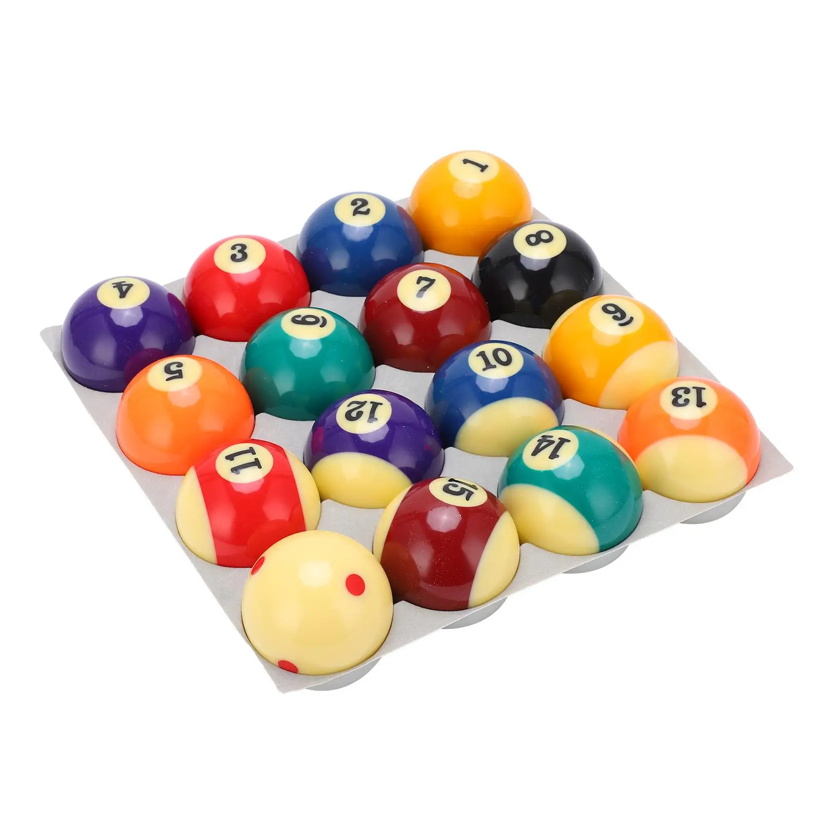 Professional 57.2mm Billiard Pool Balls Set-High Hardness, Perfect for Billiards Gameplay