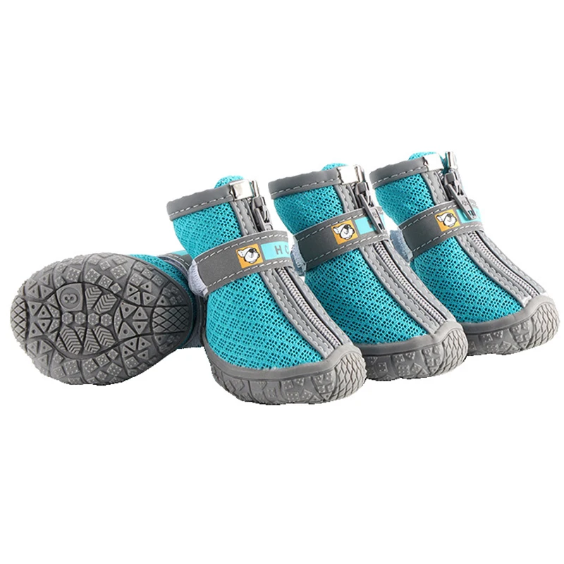 4 Teile/satz Wasserdichte Hund Schuhe Hund Wandern Anti Slip Regen Stiefel Haustier Pfote Schutz Haustier Katze Chihuahua Schuhe Und Socken für Kleine Hund – Detail 10
