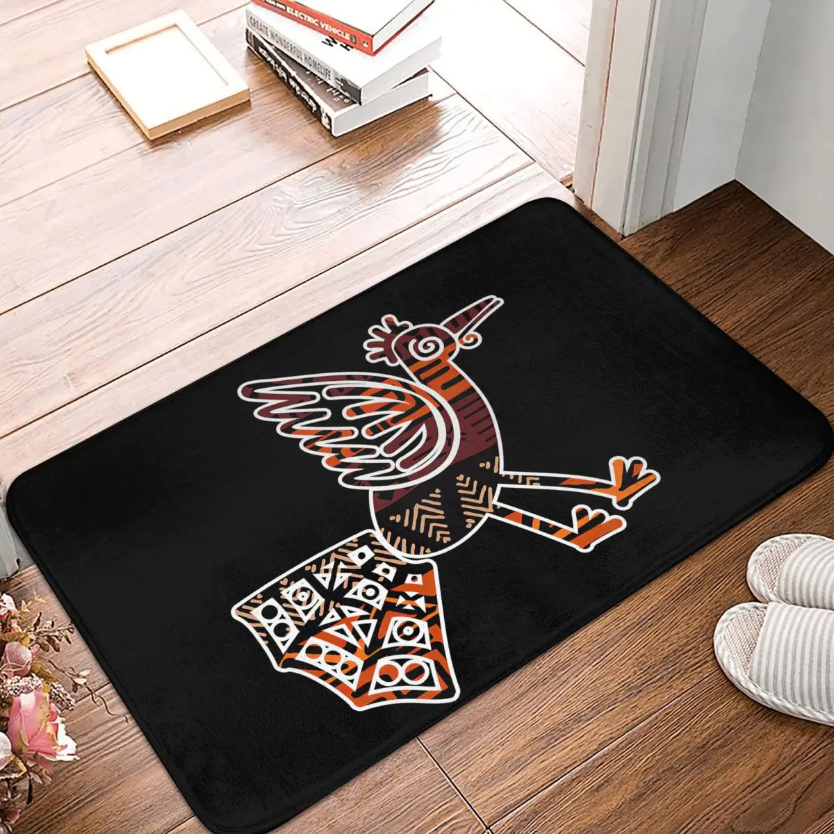 

Aztec Bird Inca Maya Civilization Ancient Culture Gift Doormat Rug carpet Mat Footpad Bath mat Non-slipdurable Washable