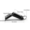New Up 120 dB Three Holes Handheld Curved Specialist Referee Whistle for Basketball and Soccer Professional Rescue Whistles 3