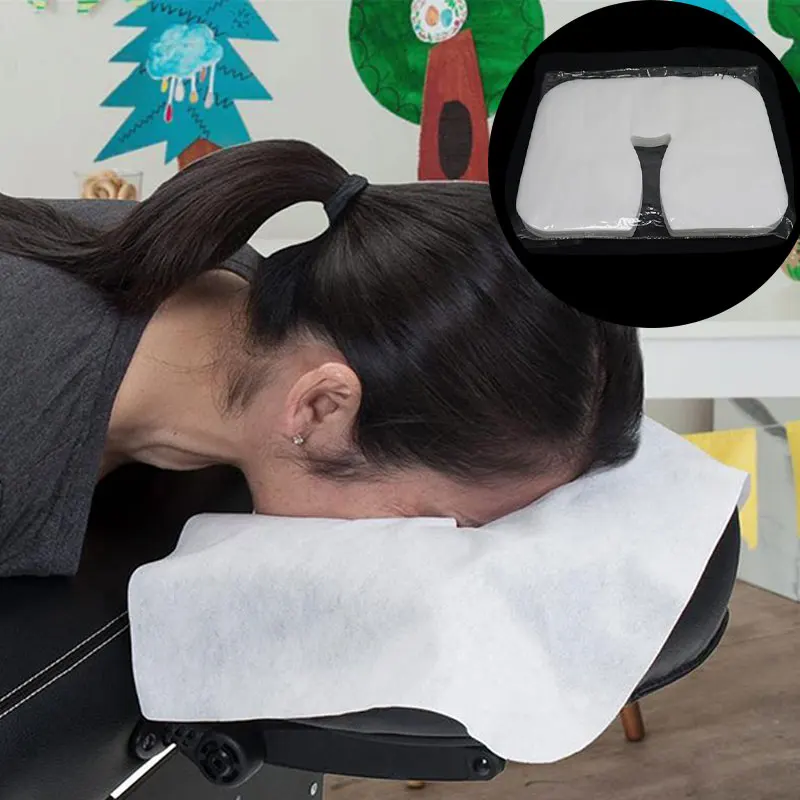

Disposable Non-Woven Headrest Pillow Paper Beauty Spa Salon Bed Table Cover