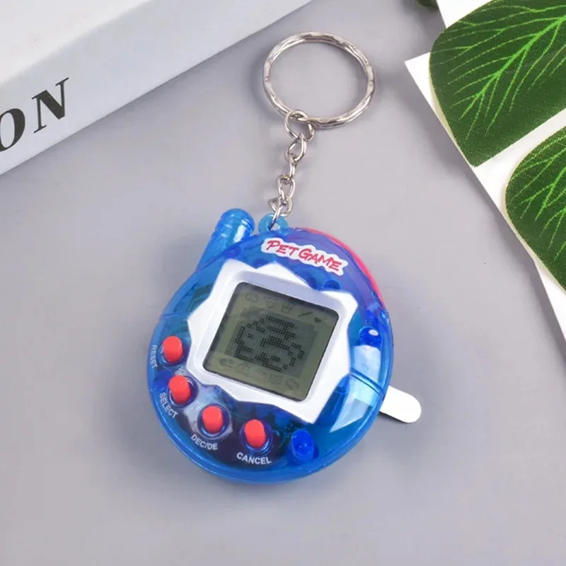 Electronic Handheld Mini Virtual Pet Development Game Console, Novel and Unique Toy Pendant, Keychain, Creative and Interesting