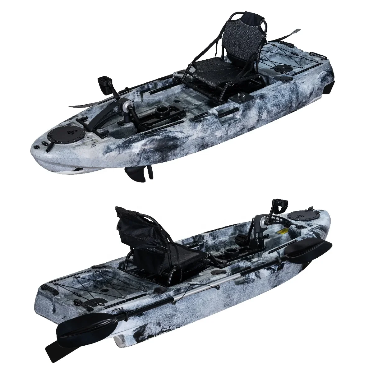 PedalDriveKayakMadeinChina8FtFishingKayakwithPedalElectric