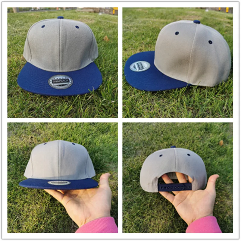 Heißer Verkauf Kappe Plain Snapback Hut Hohe Qualität Erwachsene Hip Hop Baseball Kappe Männer Frauen Outdoor Freizeit Baseball Hut – Detail 11