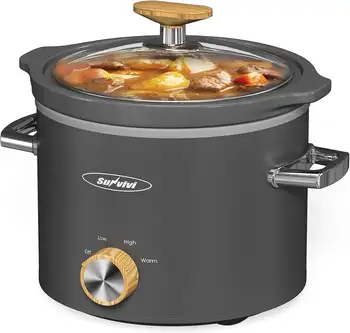 2 Quart Ceramic Slow Cooker 1