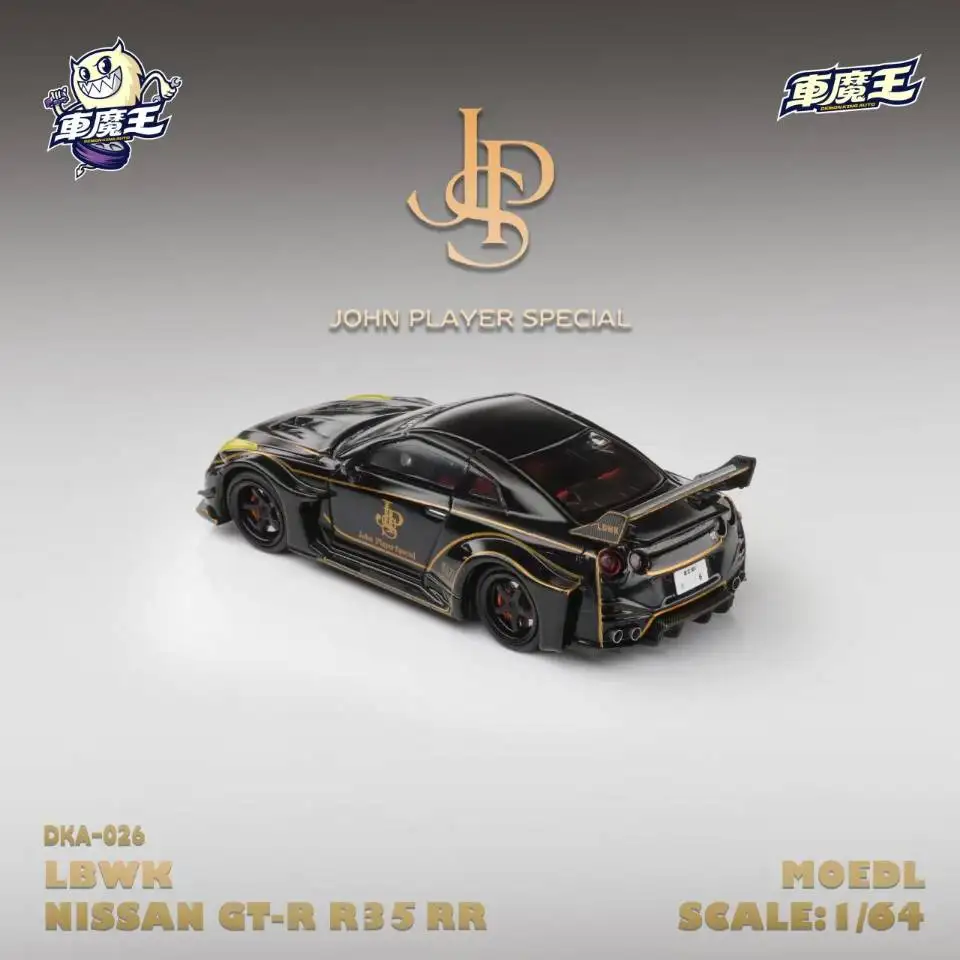 Pre-sale Demon King Auto 1:64 GTR35 RR Black/Gold JPS Painting Alloy Model Car 15 Sc5b74d9c6bb741bda9ed4c4be643d1e7z