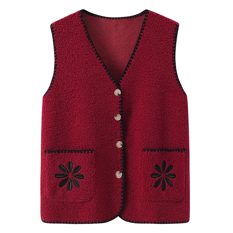 Grand-mère printemps automne gilet Cardigan moyen âge personnes