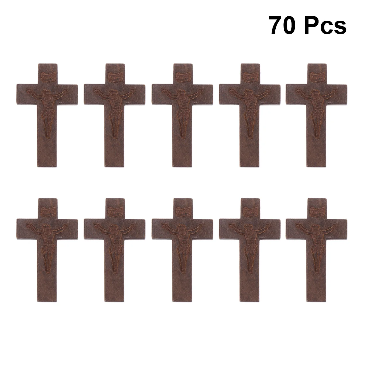

DIY Wooden Crafts Christian Cross Decorations Jewelry Necklace Ornaments For Women Men Gifts Wooden Cross