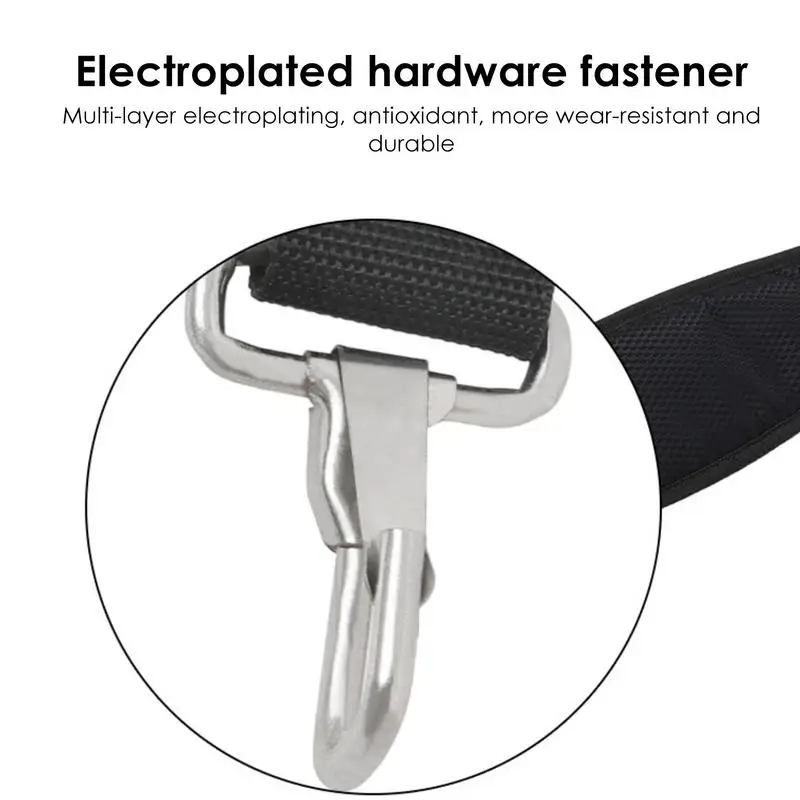 Golf Bag Single Shoulder Strap Adjustable Golf Bag Straps Sturdy Thick Pad Straps Single Padded Adjustable Non-slip