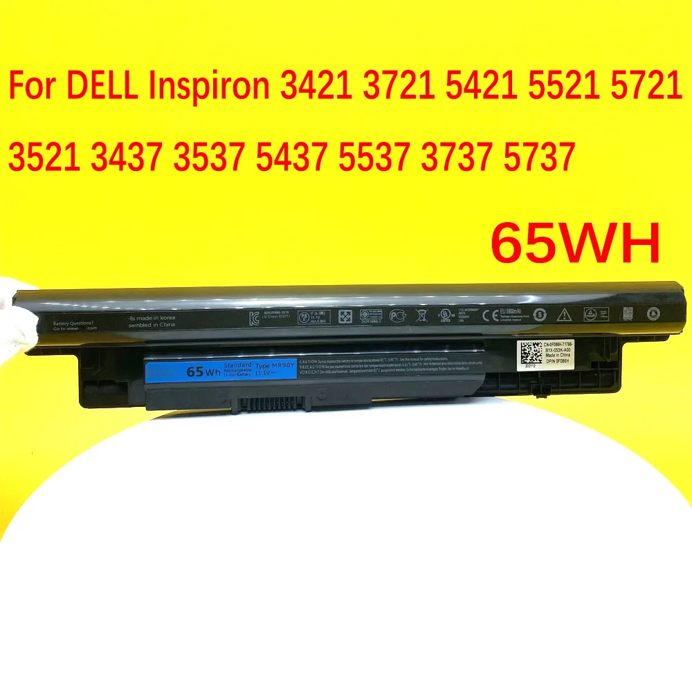 Nova 65wh Mr90y 15 Xcmrd Bateria para Dell Inspiron 3421 5421 3521 5521 3721 5721 Latitude E3440 17 E3540 Vostro 2451 3456 Laptop - Imagem 5