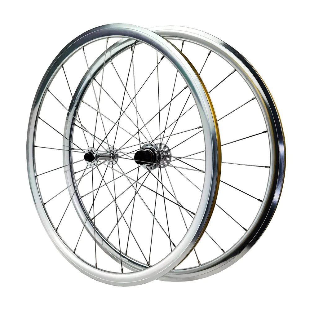 

Pasak 700C Wheel Set Road Bike Wheelset 20H 24H Rim Brake 30mm Depth French Valve O.L.D 100-130mm QR 9mm