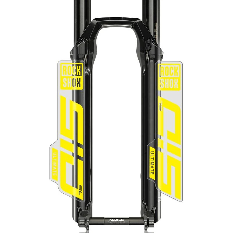 Rockshox 프론트 포크 스티커 자전거 장식 산악 자전거 프론트 포크 데칼 방수 투명 하단 사이클링 스티커