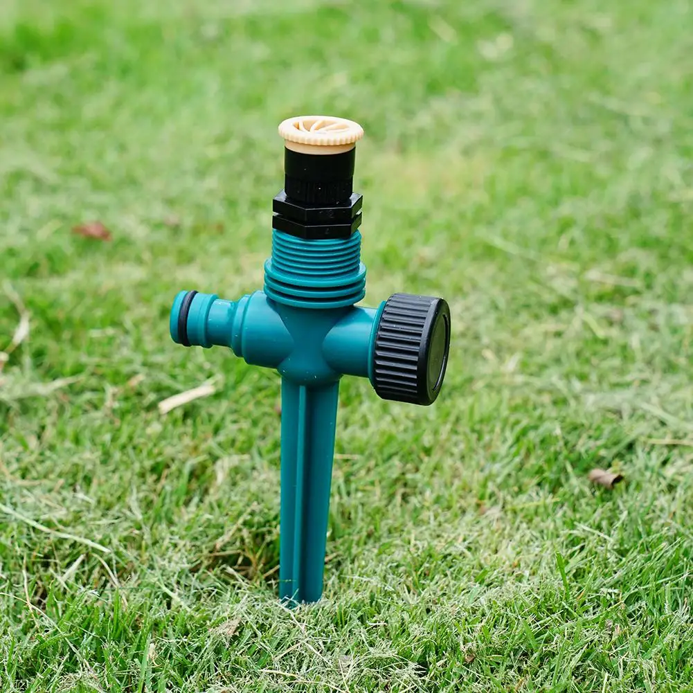Garden Sprinkler 360&deg; Rotation Irrigation Watering System Automatic Agriculture Lawn Farm Greenhouse Plant Nozzle Tool