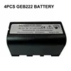 4PCS GEB222 Battery For SWISS Total Station GPS System ATX1200 1230 Piper 100 200 Lases Survey Instruments Rechargeable Battery 1