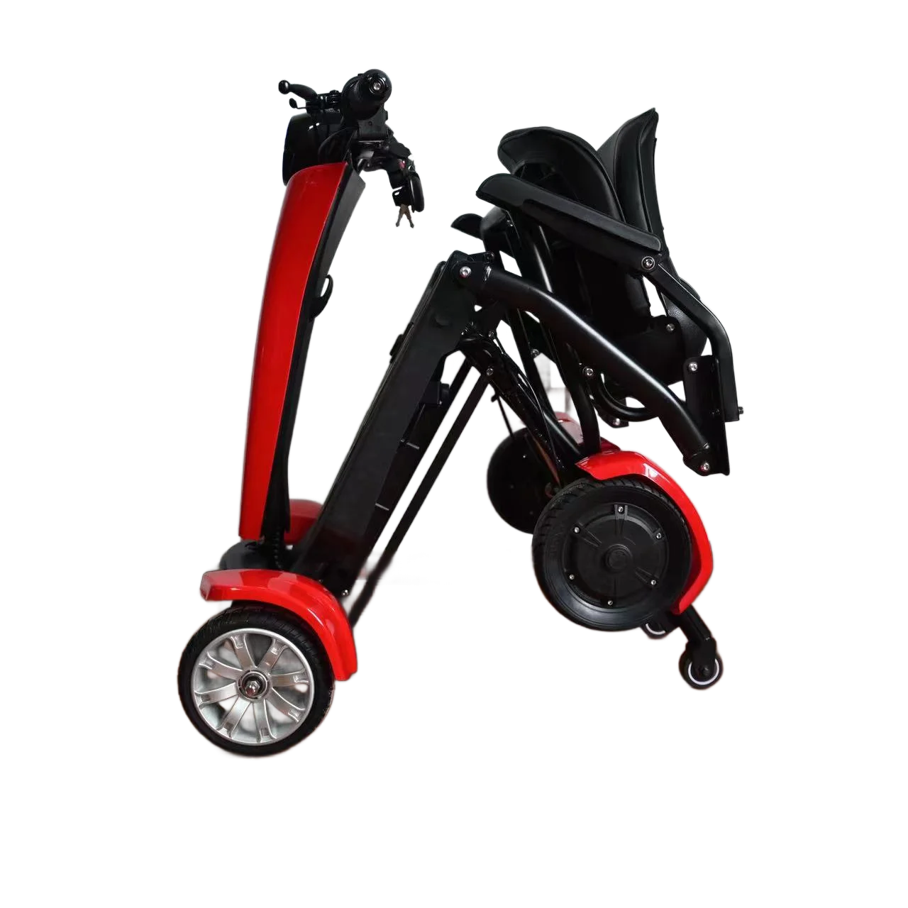 Electric Folding Mobility Scooter 500w 36V 10Ah/15Ah/20Ah Lithium Battery Electric Scooter Small Wheels Dual Motor Adult