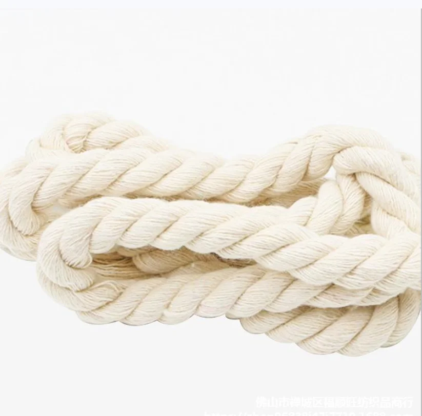 1-100M Macrame Cord 1-20mm Natural Cotton Twisted Macrame Rope String DIY Craft Knitting Making Plant Hangers Wall Hangings