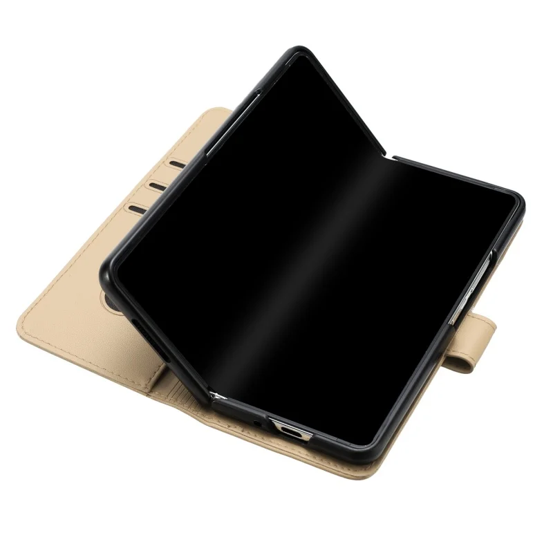 Luxury Magnetic Leather Wallet Card Phone Case for Samsung Galaxy Z Fold 6 5 4 3 Fold6 Fold5 Flip Purse Holder Cover Back Bag | Gaffar India