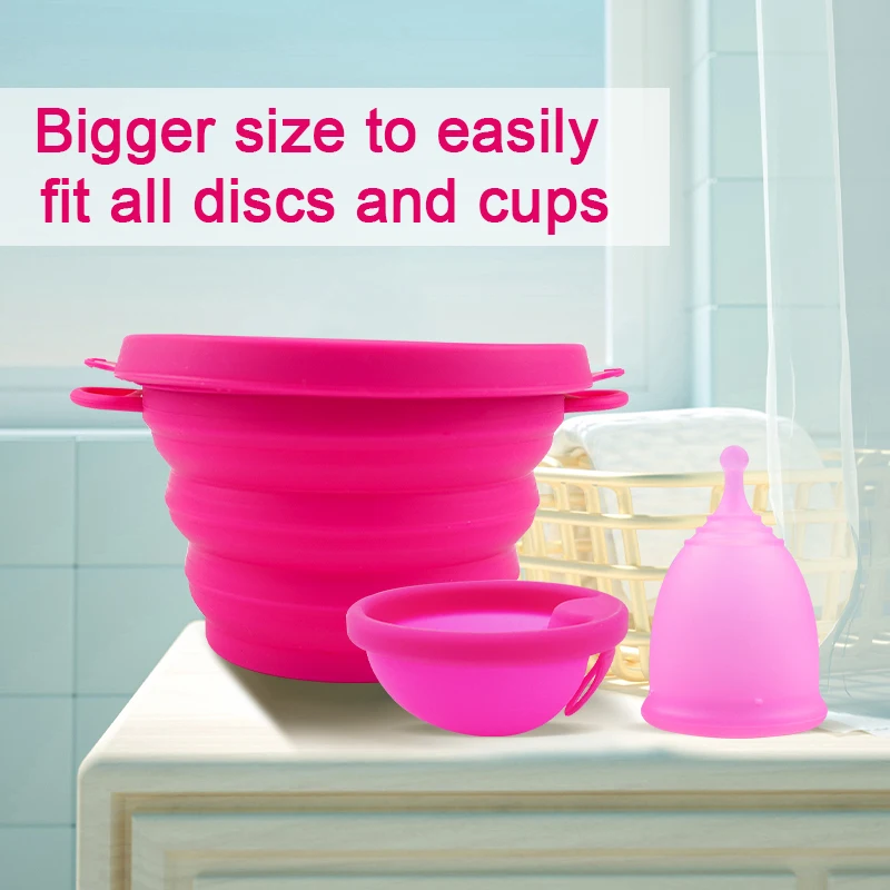 Menstrual Disc Kit - 2 Discs + Carry Cup Sterilizer