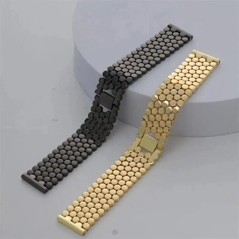 Stainless Steel Metal Watch Strap - Premium Replacement Band