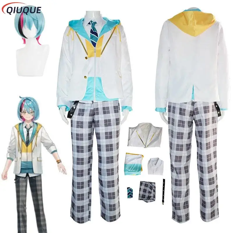 

Virtual YouTuber NIJISANJI EN ILUNA Kyo Kaneko Cosplay Costume Wig Daily Uniforms Halloween Carnival Outfits Suits