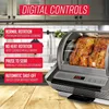 Ronco EZ-Store Rotisserie Oven,Gourmet Cooking at Home,Cooks Perfectly Roasted Chicken,Turkey,Pork,Roasts&Burgers,Large Capacity 5