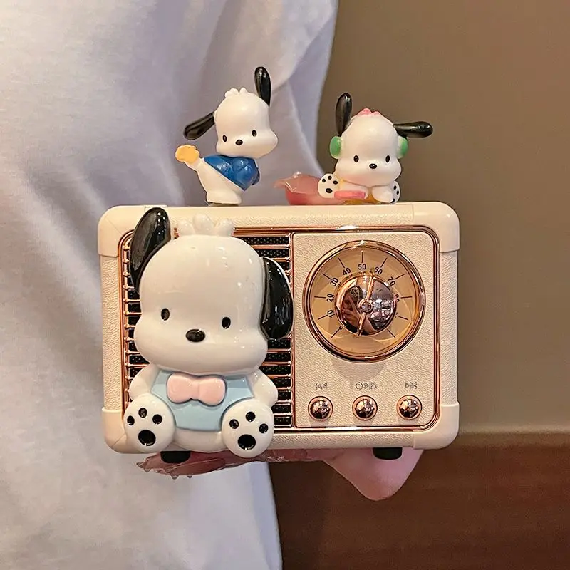 

Sanrio Pachacco Bluetooth Speaker Vintage Speakers Cute INS Mini Wireless Stereo Bass Girls Birthday Gifts for Outdoor Travel