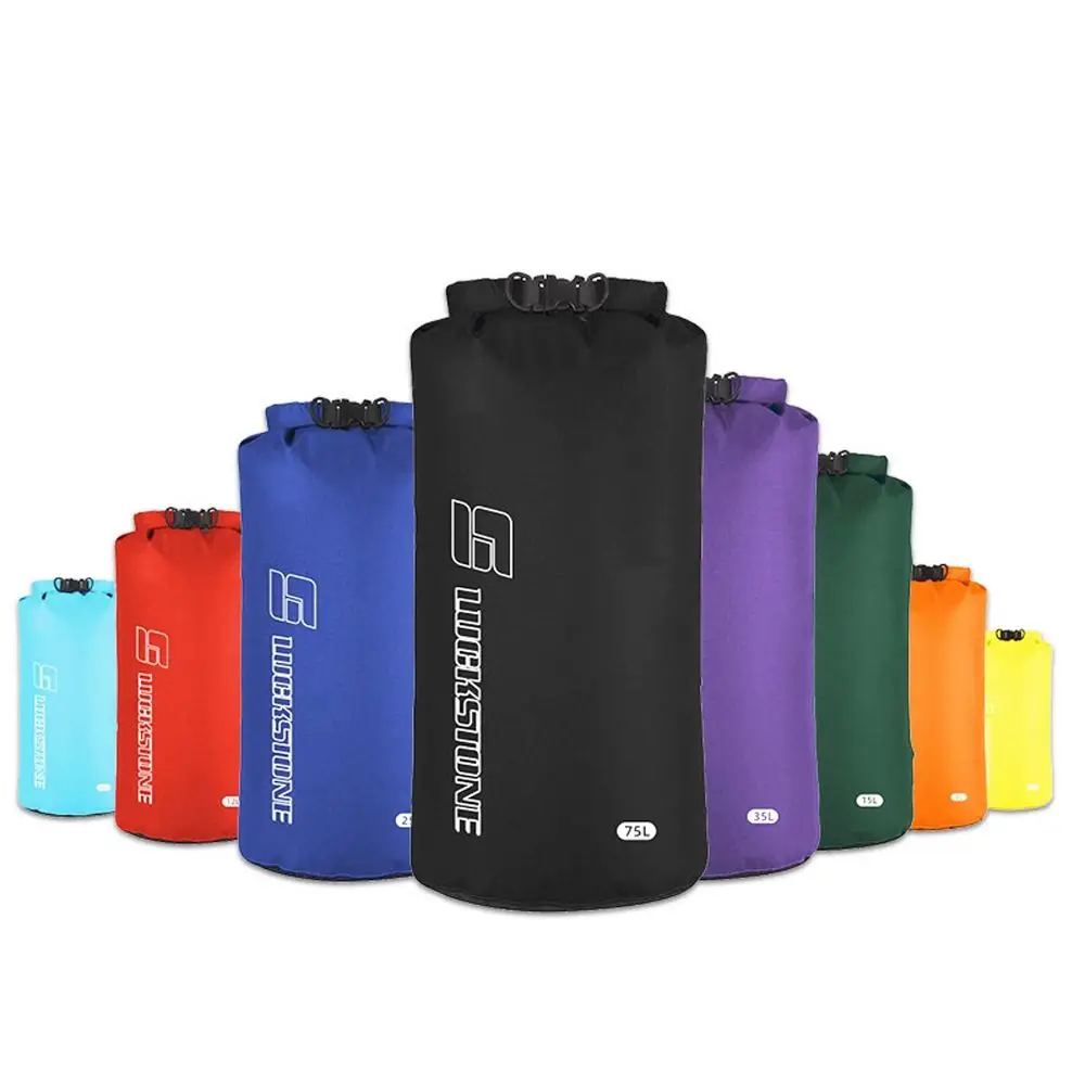 

3/5/8/12/15/25/35/75L Water Separation Dry Bag Lightweight Large Capacity Dry Gear Storage Sack Waterproof Wear Resistant