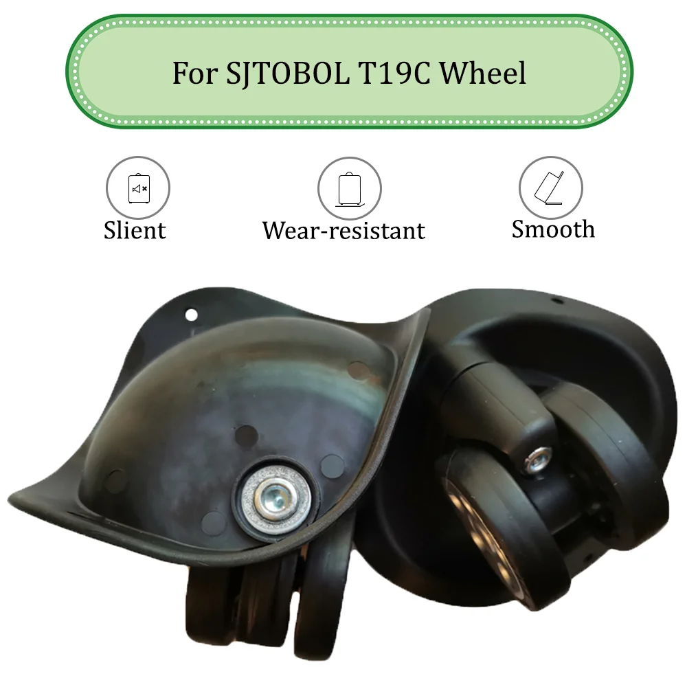 Suitable For SJTOBOL T19C Universal Wheel Trolley Case Wheel Replacement Luggage Pulley Sliding Casters wear-resistant Repair