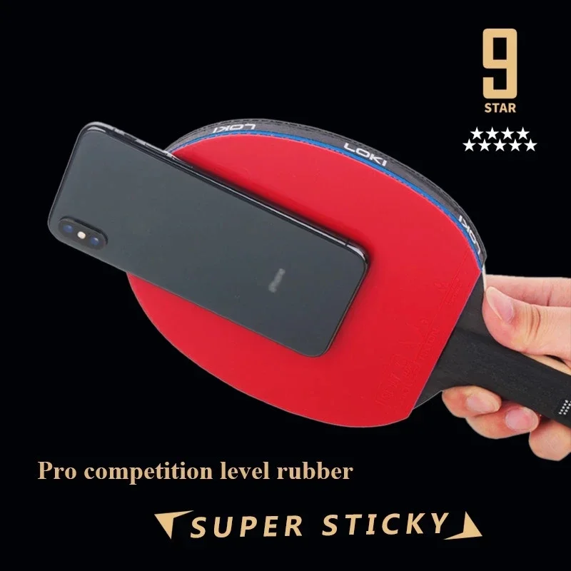 LOKI 9 Star Table Tennis Racket Professional 5+2 Carbon Ping Pong Paddle 6/7/8/9 Star Ultra Offensive with Sticky Rubbers