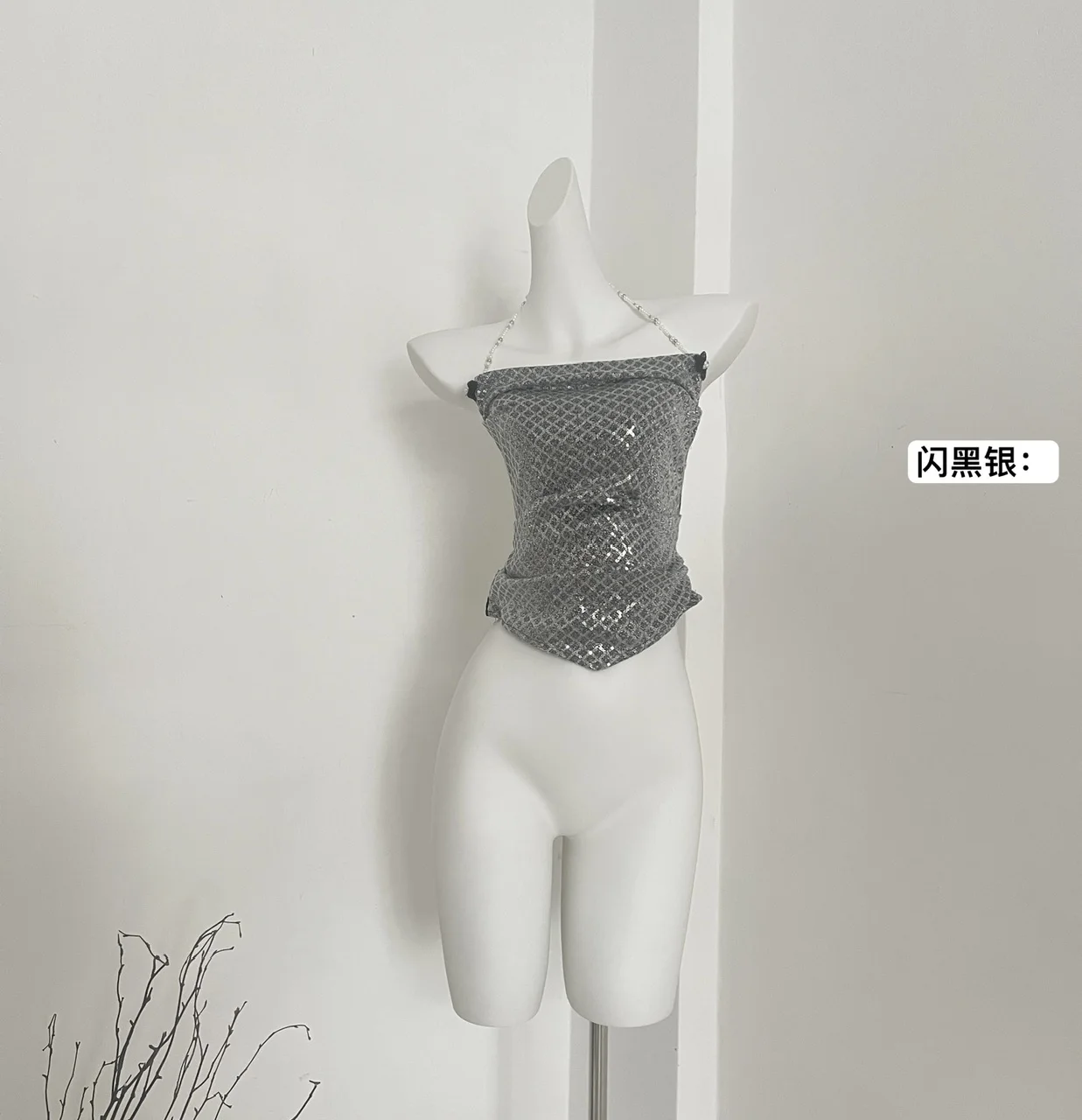 

Crop Tops 2023 New Sleeveless Halter Sexy Women Tank Top Y2K Aesthetic Fashion Casual E girl Corset Top