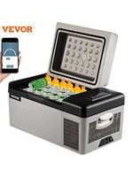 Автомобильный холодильник VEVOR, 20 л, компрессор, портативный маленький холодильник с морозильной камерой, мини-электрический охладитель для вождения, путешествий, рыбалки, улицы