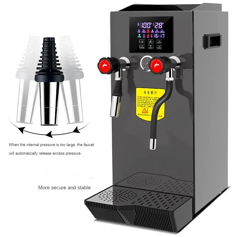 

Electric Milk Foamer Commercial Steam Boiling Water Machine Smart Temperature Control Coffee Milk Foaming Machine