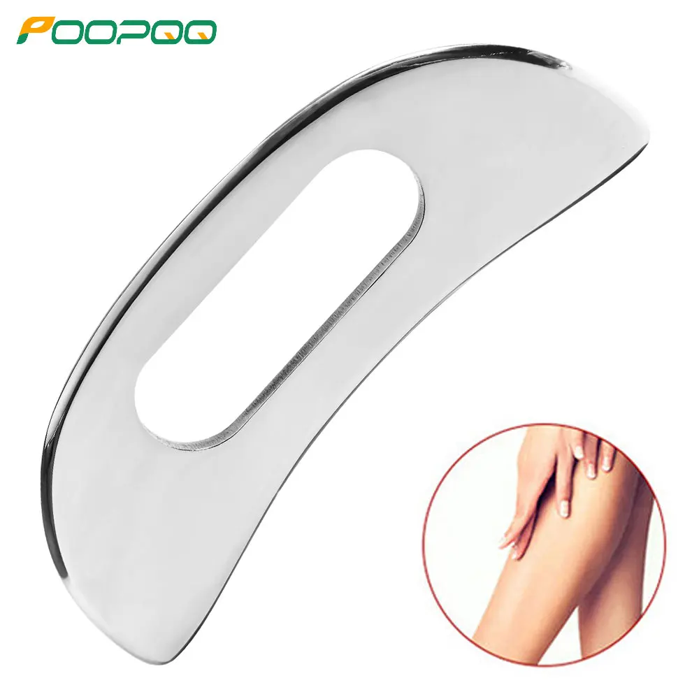 Grade Stainless Steel Gua Sha Massage Tool for Soft Tissue Scraping, Physical Therapy Stuff,Used for Back, Leg,Arm,Neck,Shoulder