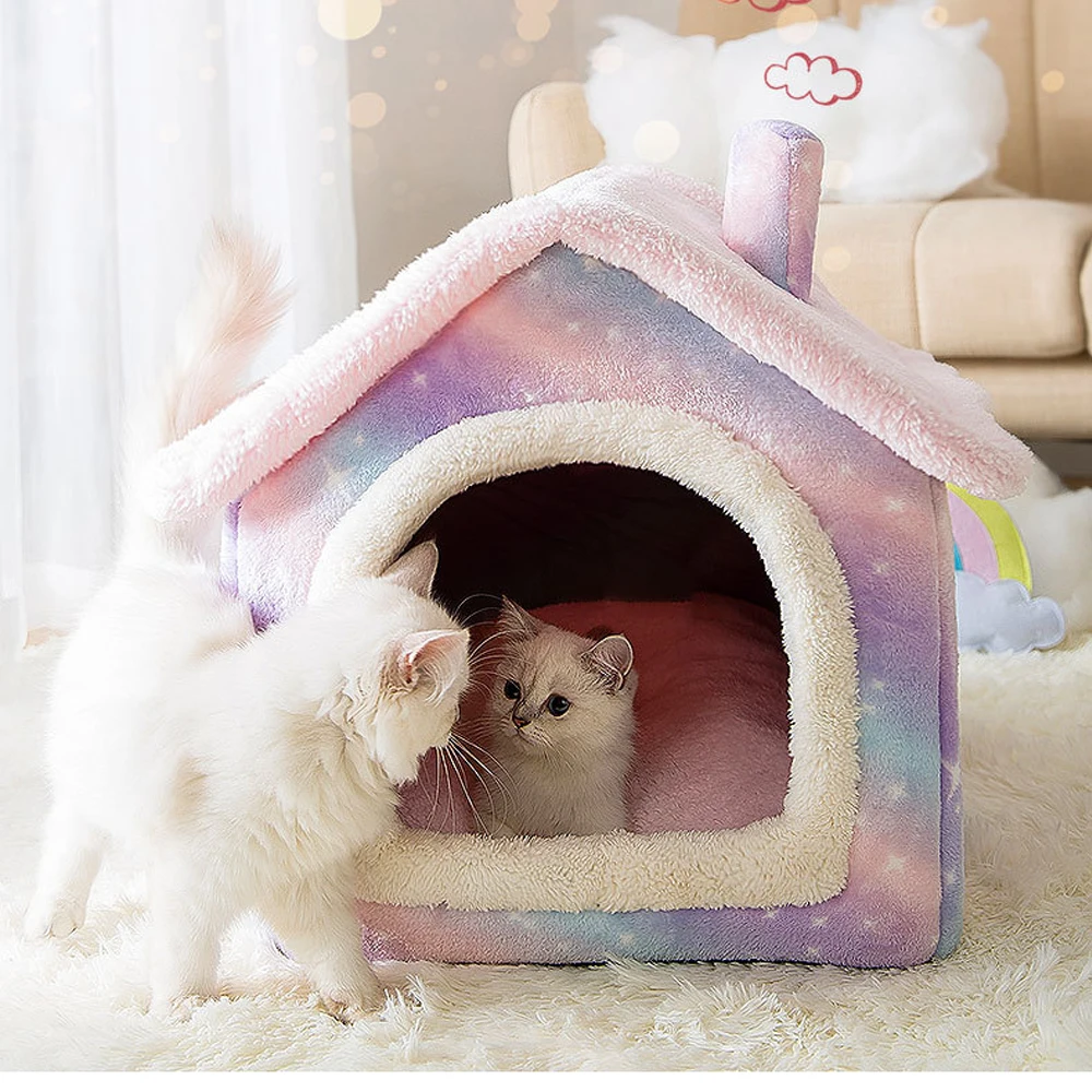 ペットハウス ベッド テント 小屋 ホーム リムーバブル 洗える 犬 猫 ペL 71Wu4sI-psL.jpg