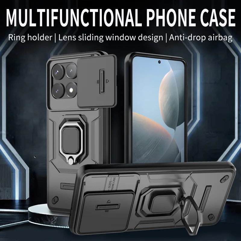 Slide Camera Cover Magnetic Phone Case