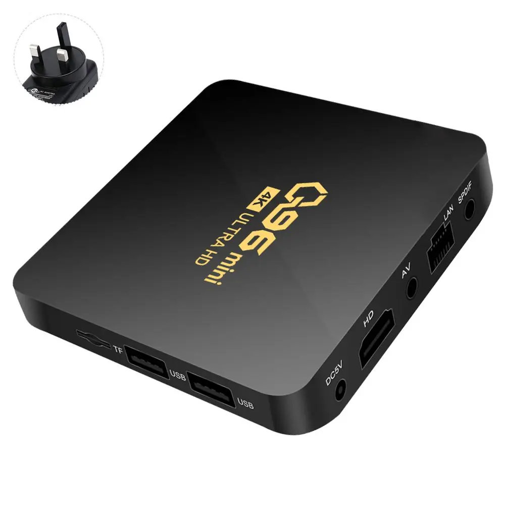 Q96 Mini Smart TV Box Android 100 Amlogic S905L Quad Core 24G WIFI 4K Set Top Box 8GB+128GB Media Player H265 Home Theater sling tv box TV Receivers