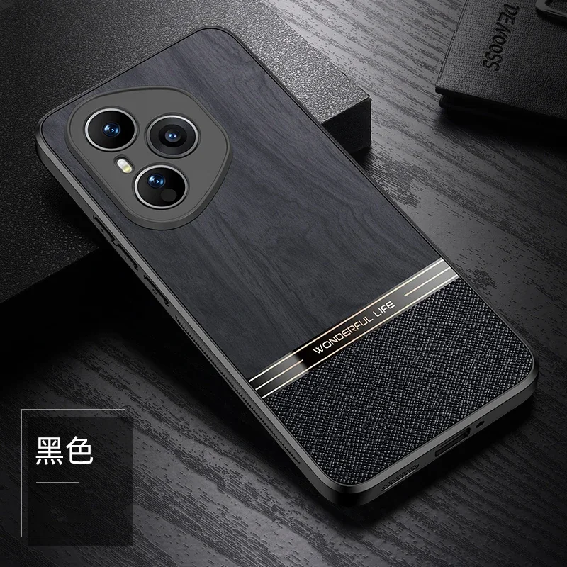 Matte Wooden Shockproof Phone Case with Camera Lens Protection