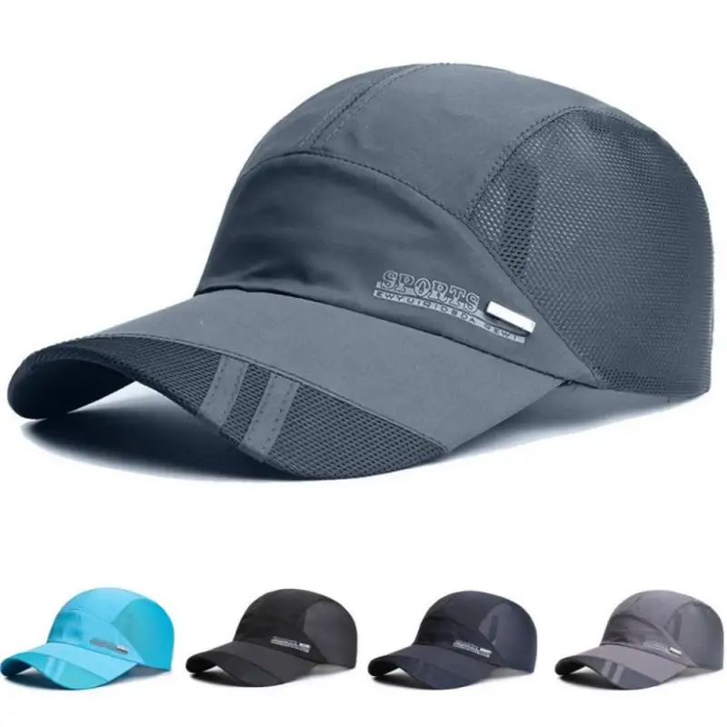 Adjustable Quick Dry Hat Running Baseball Summer Mesh Cap Visor Sports Cool Fashion Men Women