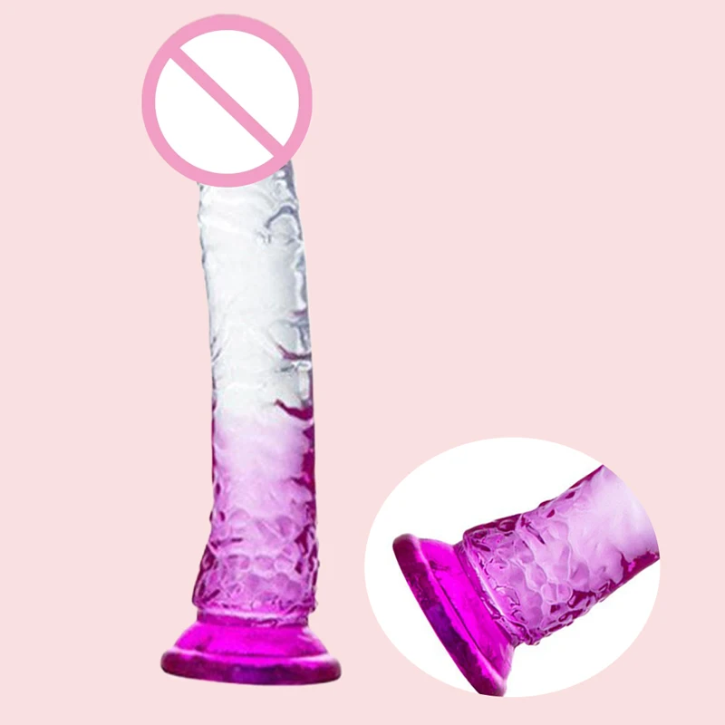 Color Jelly Dildo With Strong Suction Cup Sex Toys for Adult Women Massage Penis Anal Vagina G-spot Stimulate Masturbator