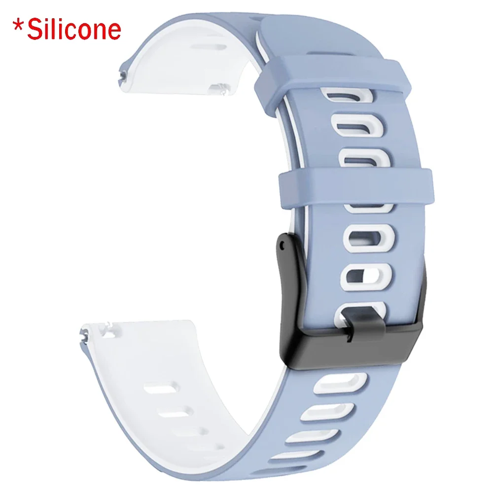 Silicone Sport Wristband - 22mm Premium Strap Replacement