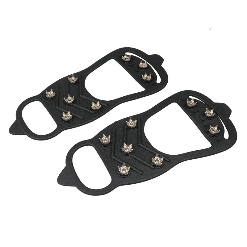 Professional Climbing Crampons 8 Studs Anti-Skid Ice Snow Walking Shoes Spike Grip Winter Outdoor Equipment Camping Gear climbing crampons 1 Pair