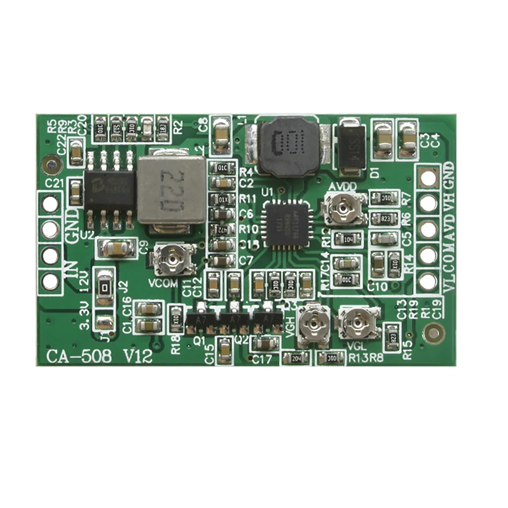 

4 Channel Adjustable Voltage Booster Module CA-508 3.3V 5V 12V TCON VGL VGHVCOM AVDD 4 Way Step Up Module