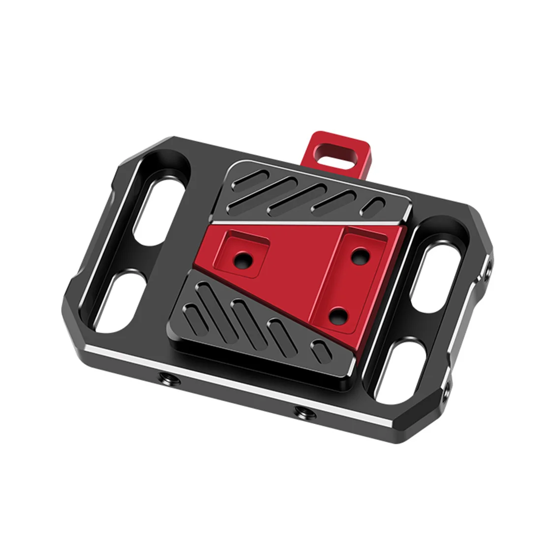 Quick Release V-Lock Battery Mounting Plate Camera Clamp Camera Tripod Plate Camera Mount Plate Camera Base Plate Aluminum 15mm Rod Clamp For Photography DSLR Camera Rig Rail Follow Focus System Kit