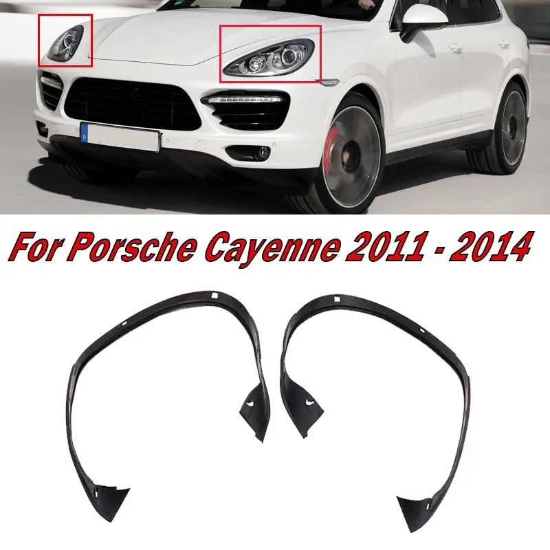 

For Porsche Cayenne 2011 2012 2013 2014 Headlight Rubber Sealing Strip Trim Headlamp Decorative Strip Waterproof Accessories