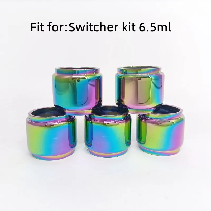 

3PCS Rainbow Bubble Glass Tube for Vaporesso Switcher Kit 6.5ml Replacement Electronic Accessories
