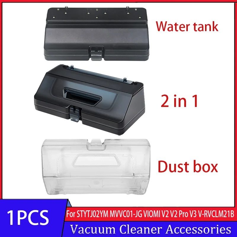 Water Tank and Dust bin box For Iconic Brand Mijia Robot STYTJ02YM MVVC01-JG For VIOMI V2 V2 Pro V3 V-RVCLM21B Sweeper Accessories